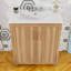 Ensemble de meuble-lavabo avec lavabo, tablette réglable, tiroirs de rangement et portes