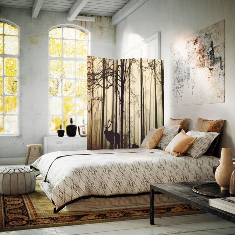 Khan 5 Panel Room Divider, 170cm H x 180cm W x 2.2cm D, 5