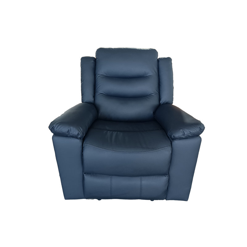 RENATA A/S Leather Recliner Recliners, 103cm H x 96cm W x 63cm D, 1