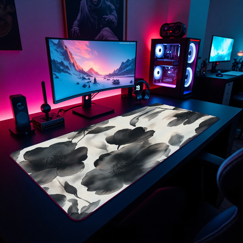 Polyester Desk Pad, 14.4x12.1