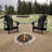 Weathercraft Classic Solid Wood Adirondack Chair – 14 Sherwin-Williams Finish Options, Outdoor Patio Seating-671476857