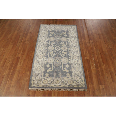 Handmade Oushak Indian Rug 3x5