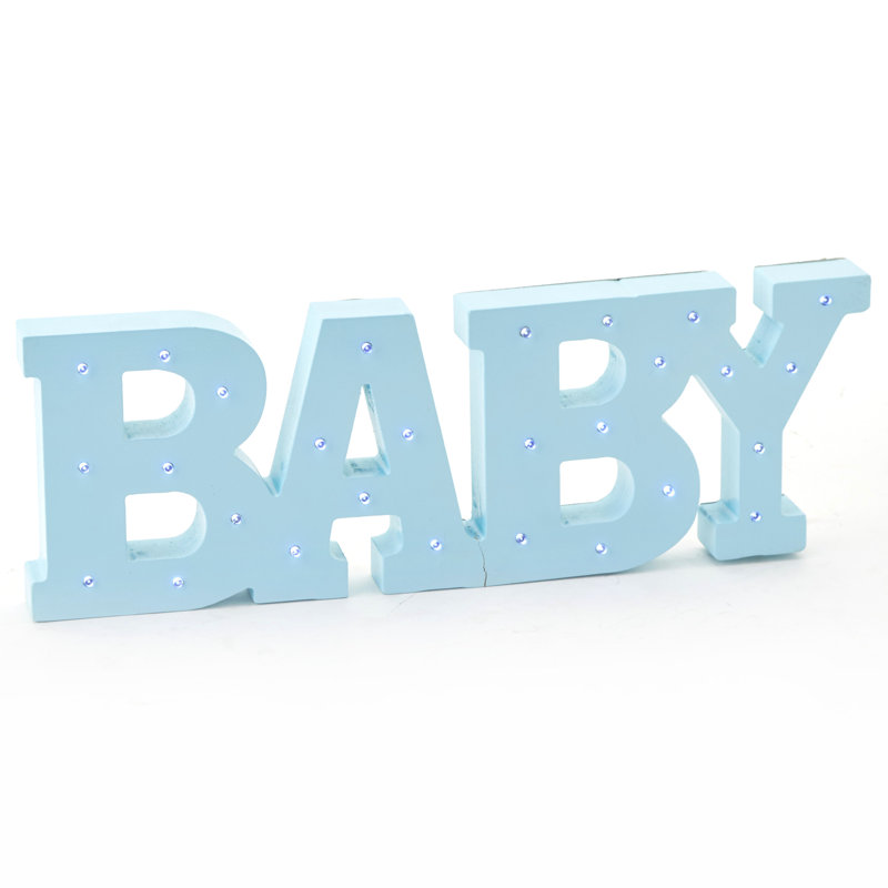 Schlegel Text & Numbers Letter Block, Blue