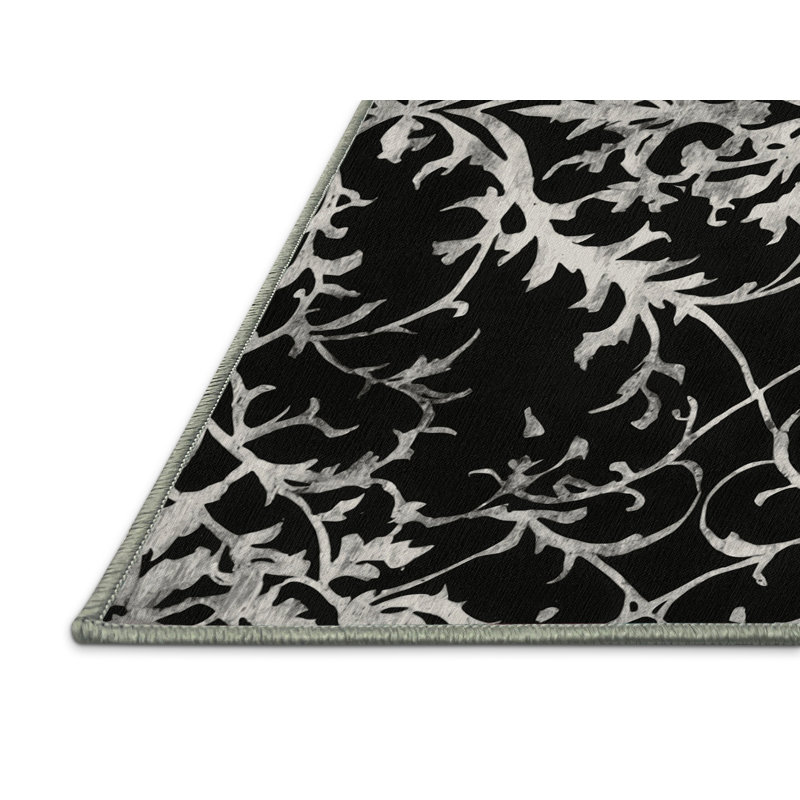 Ebon Elegance Rug, Round 6'