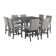 Picket House Furnishings Hester Counter Height Dining Set In Grey-Table And Chairs