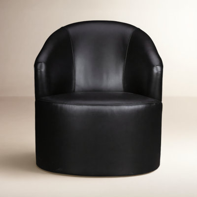 Deryn Upholstered Swivel Barrel Chair