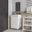 Armoire de salle de bain blanche avec 2 portes-117825048