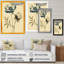 «Indigo Flower Blossoming I», art mural sur toile florale-87366421-87366427