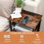 Arbella 40cm W Metal Bedside Table