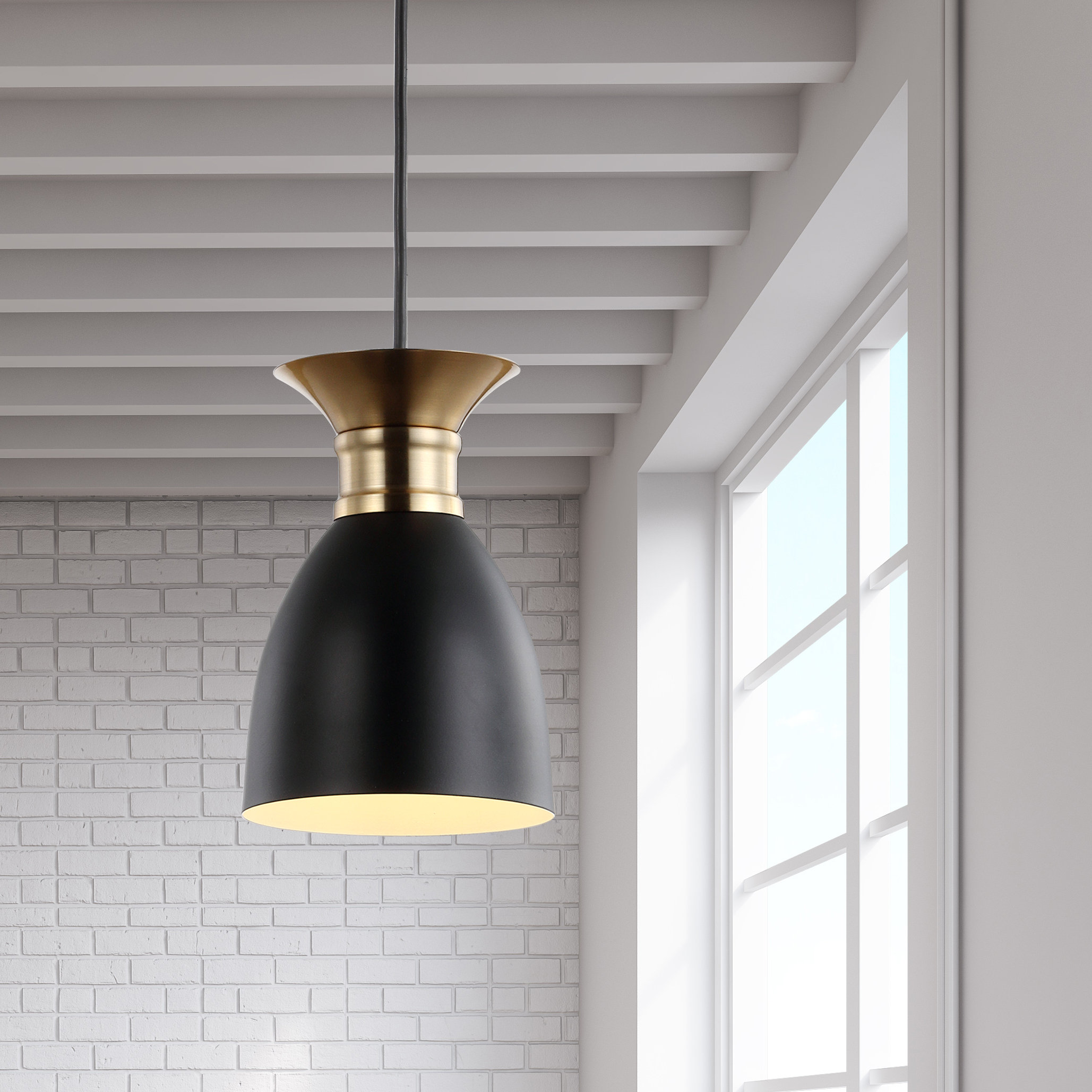 Williston Forge Bullington 1 - Light Unique / Statement Bell Pendant & Reviews | Wayfair