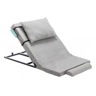 Electric Adjustable Bed Backrest - 300 Lbs Weight Capacity, 4-68° Lift, Machine Washable Fabric - For Elderly, Pregnancy, Patients, Handicap Assistance - Fits Most Bed Frames