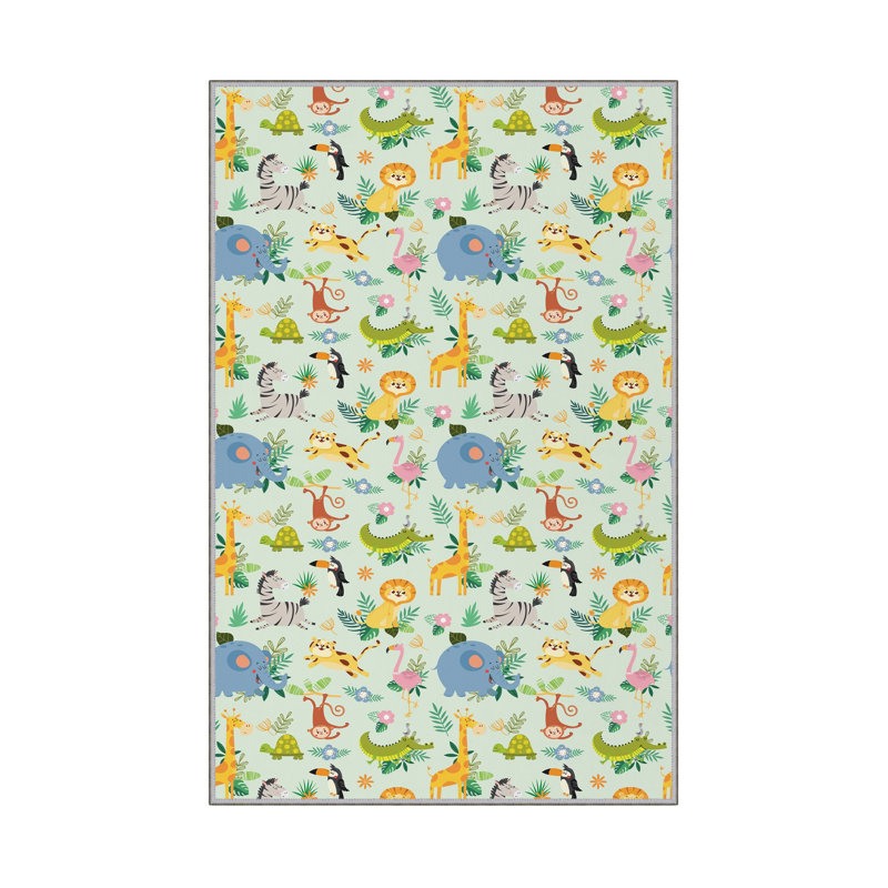 Premium Hall Carpet, 3D Digital Printed, 39.4 x 59.1 Inches | 100% Polyester, Antibacterial, Non-Slip Underside | Pile Height: 0.04 Inches, Machine Washable, Ideal for Living Room & Entryway Decor