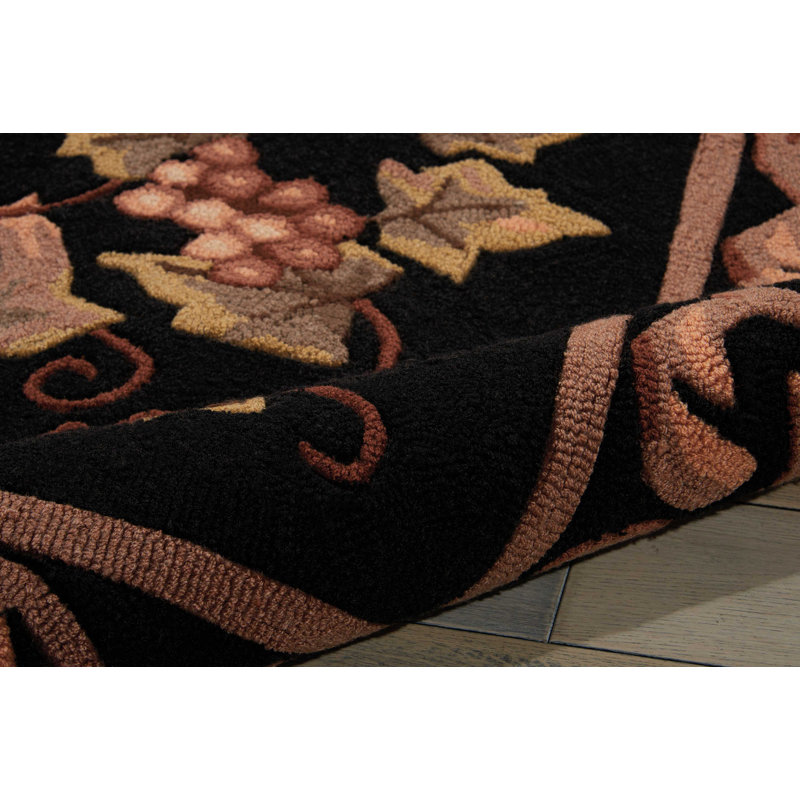 Tapis noir Kauffman, Rectangulaire 1 pi 10 po x 4 pi 6 po