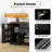 63'' Barn Door Kitchen Storage Cabinet, Farmhouse Sideboard Buffet Cabinet-1304523099