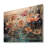Lotus In Harmony - Lotus Wood Wall Art On Natural Pine Wood-1547963929