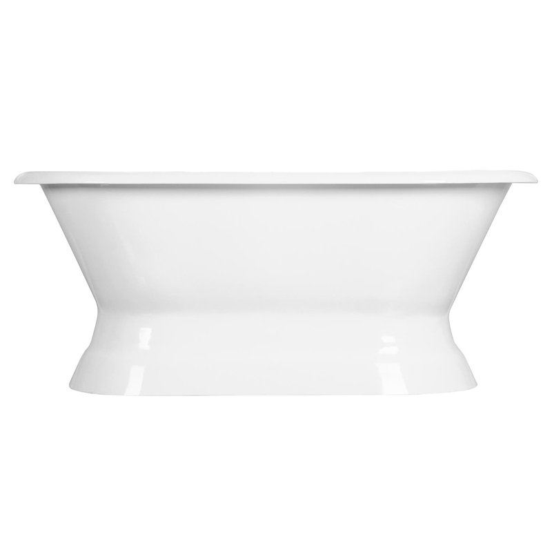 Baignoire de trempage à socle 66 po x 31 po Aqua Eden