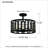 Glass Semi Flush Mount