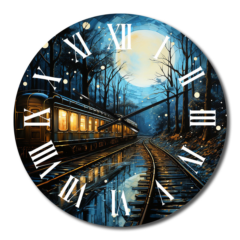 Dingyue - Transportation Wall Clock, Small