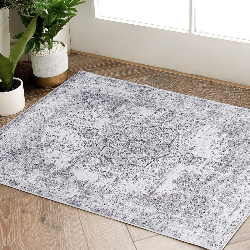 Tapis d'intérieur lavable Pasiak Chenille Mashine, Rectangle 2 pi x 3 pi