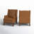 Ariston Genuine Leather Wingback Armchair with Solid Wood Leg (Set of 2)-93415139