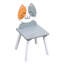 Kids Cat and Dog Table and Two Chairs Set