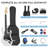 39" Electric Guitar Kit, 30 Single and Double Effectors, with Amplifier, String, Tuner, Cable, Picks