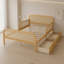 Structure de lit plateforme double avec 2 tiroirs de rangement, lit en rotin pour enfants avec tête et pied de lit, naturel-1191242393-1191242396