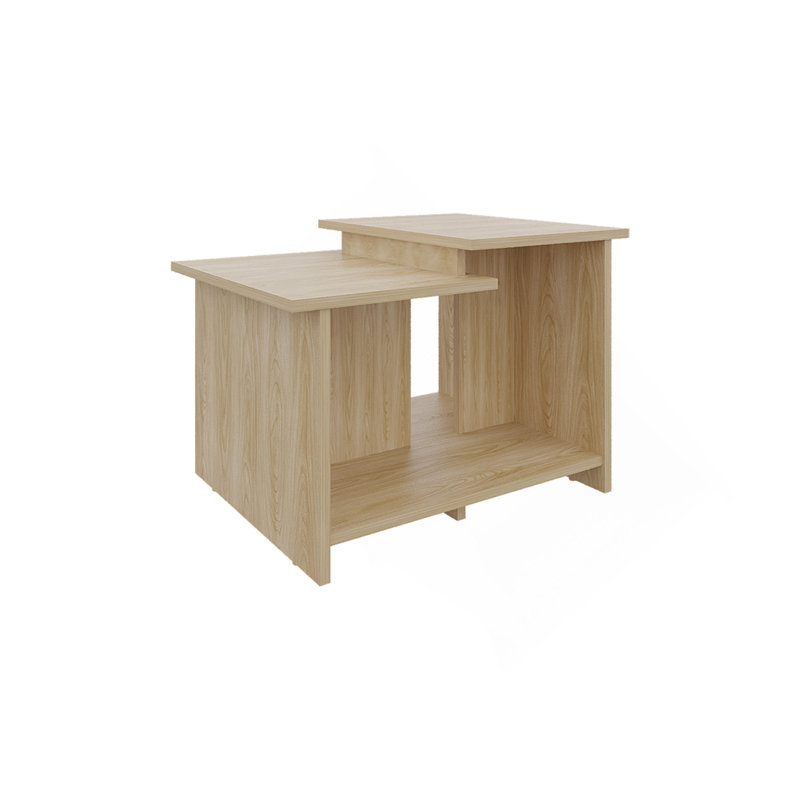 Table basse Sedalia, salon, pin clair, Beige