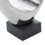 Sculpture décorative en forme de cœur en polystone avec base noire-20525833