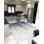 Tapis de salon lavable à la machine Melnick - 7773 - 5 x 8 (5 pi 2 po x 7 pi 5 po), gris
