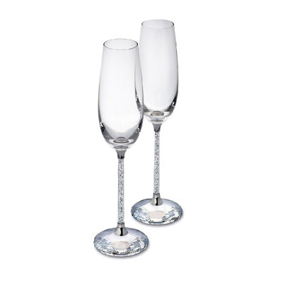 Leif 200ml Handmade Crystal Flute Set