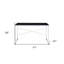 Bureau 47 po noir et argent