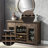 56"Rustic Multi‑Functional Wine Sideboard Cabinet