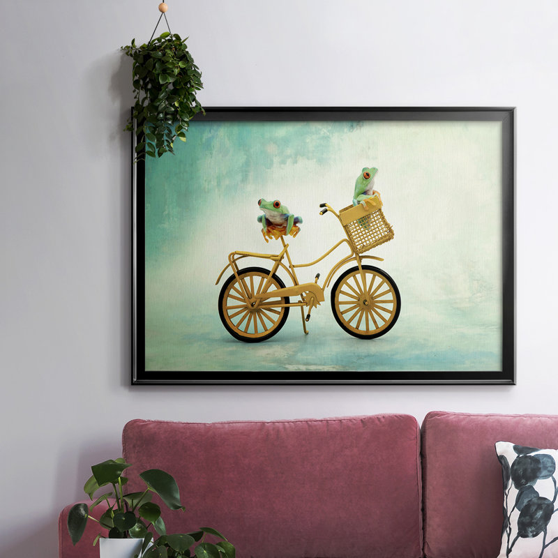 «Hanging On X», reproduction sur toile encadrée, Noir, H 26 po x l 38 po x P 1,5 po