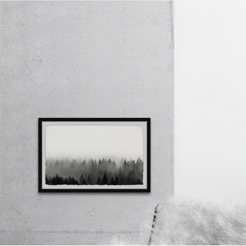 « treetop horizon »-reproduction de photo encadrée sur papier, H 12 po x l 18 po x P 1,5 po