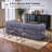 63" Boneless Corduroy Sleeper Sofa Bed, Modular Futon Couch, Compression Foam Sofa with 2 Pillows, No Assembly Required-79693598-76797005