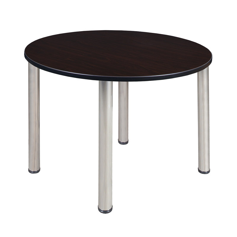 Plateau de table Kee, Acajou, H 29 po x L 48 po x l 48 po, Noir