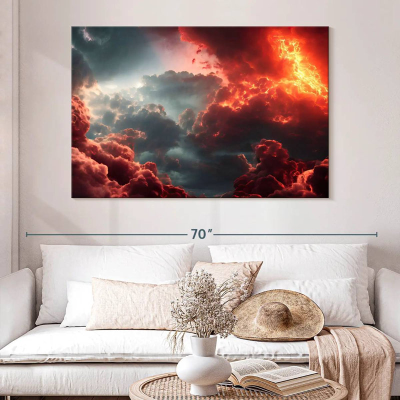 Final Battle Between Hell And Heaven VII, 34" H x 51" W