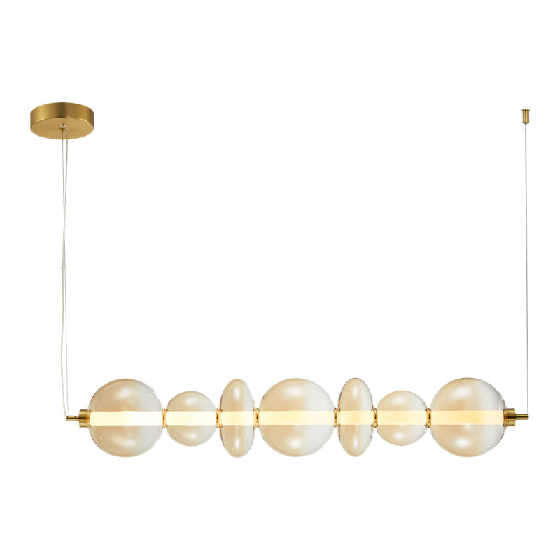 Daphne 1 - Light LED Geometric Pendant, Gold colours