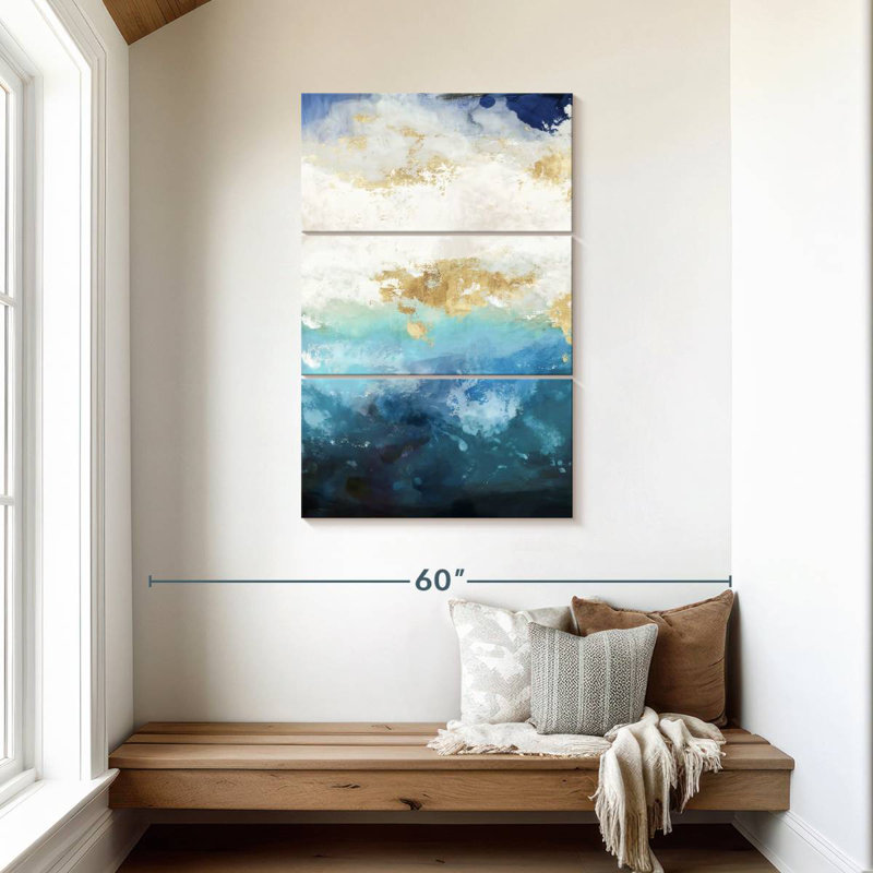 Avery Water Landscape Abstract, 45" H x 28" W