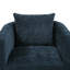 Fauteuil demi-tonneau pivotant bleu marine-1752535375