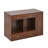 Closet Island with 6 Drawers, Island with Glass Display Top and Open Shelves-1698402874