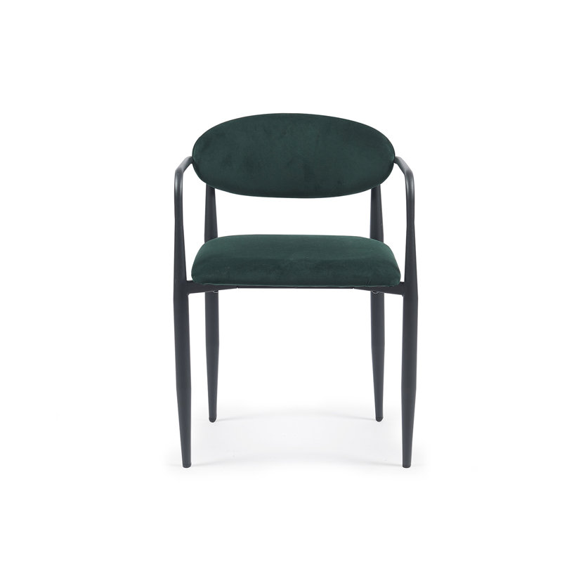 Liam Set of 2 Velvet Dining Chairs, Green
