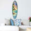 Art mural de sirène, planche de surf - décoration côtière fabriquée à la main-1326670164