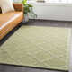 Romina Handmade Wool Olive Rug