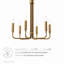 Lustre 6 lumières Rekindle par Modway-272831174