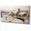 Maison de Noël - reproduction sur toile-1252165825