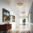 Hampson Glass LED Flush Mount