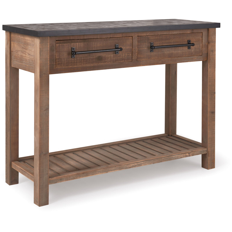 Eugene ClickDecor Eugene Console Table, Brown