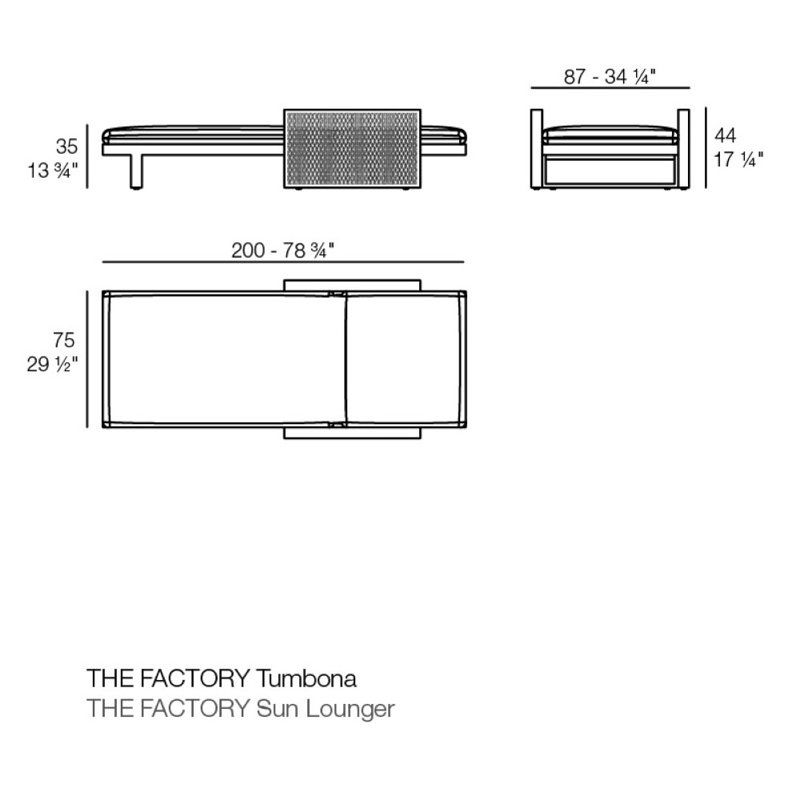 The Factory Sun Lounger
